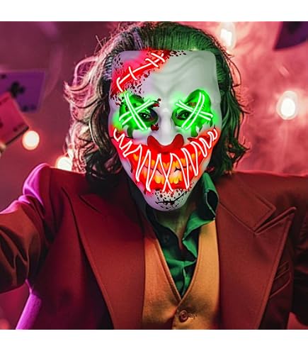 Amazon.com: Rubies DC Comics Villains: The Joker Vacuform Mask